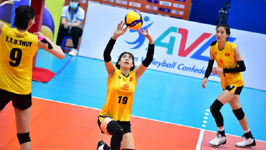 Tuyển bóng chuyền nữ Việt Nam thắng đậm khó tin ngày ra quân ở SEA Games 32