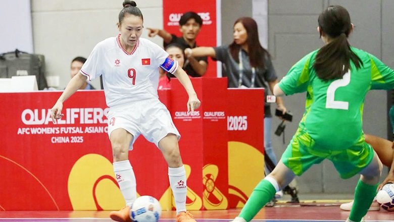 Tuyển futsal nữ Việt Nam thắng thuyết phục, sớm giành vé tứ kết châu Á 2025