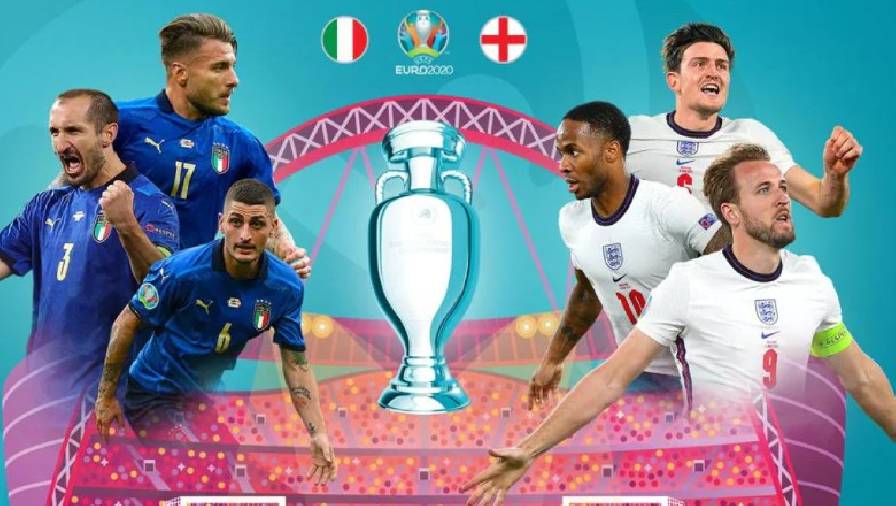 Xem chung kết EURO 2021 Anh và Ý ở đâu, trên kênh nào?