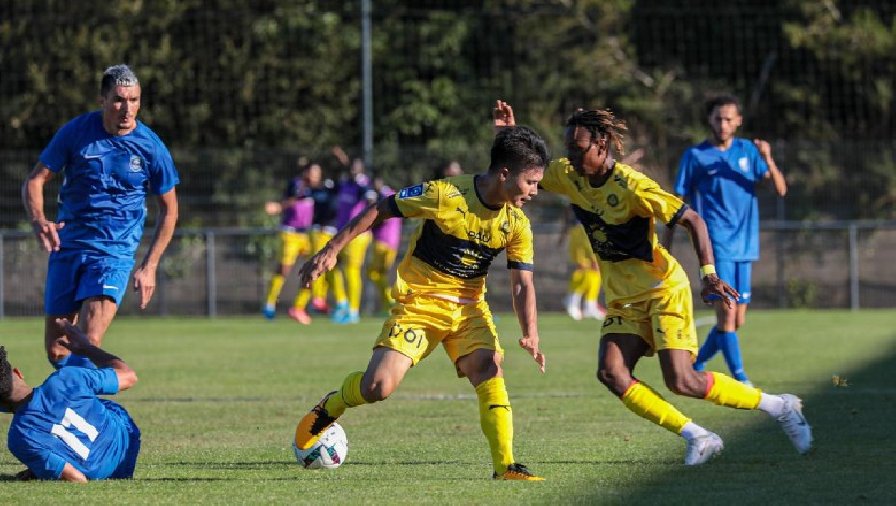 Quang Hải ghi bàn và kiến tạo trong trận đấu đầu tiên tại Pau FC