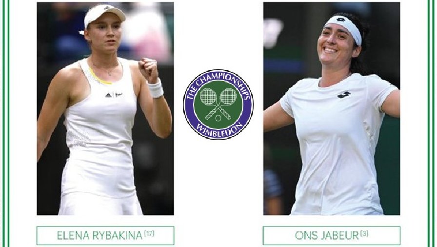 Trực tiếp tennis Jabeur vs Rybakina - Chung kết Wimbledon, 20h00 ngày 9/7