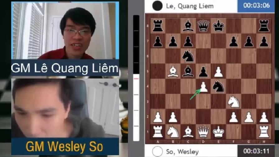 Hòa Wesley So ở ngày thứ 2, Quang Liêm về nhì giải cờ vua Chessable Master