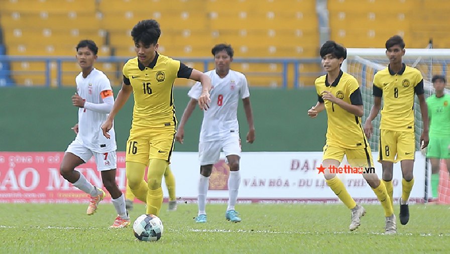 Kết quả U19 Malaysia vs U19 Myanmar: Níu kéo hi vọng