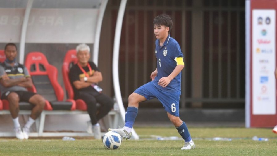 U16 Thái Lan mất đội trưởng khi đấu bán kết với U16 Việt Nam