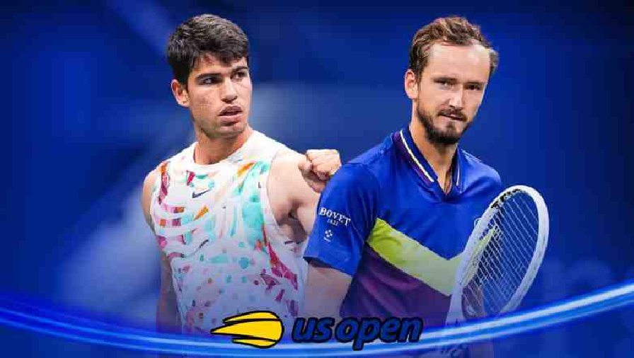 Trực tiếp tennis Alcaraz vs Medvedev, Bán kết US Open - 6h00 ngày 9/9