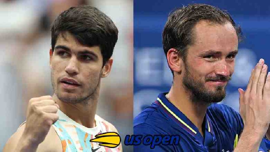 Xem trực tiếp tennis Bán kết US Open 2023, Alcaraz vs Medvedev trên kênh nào?