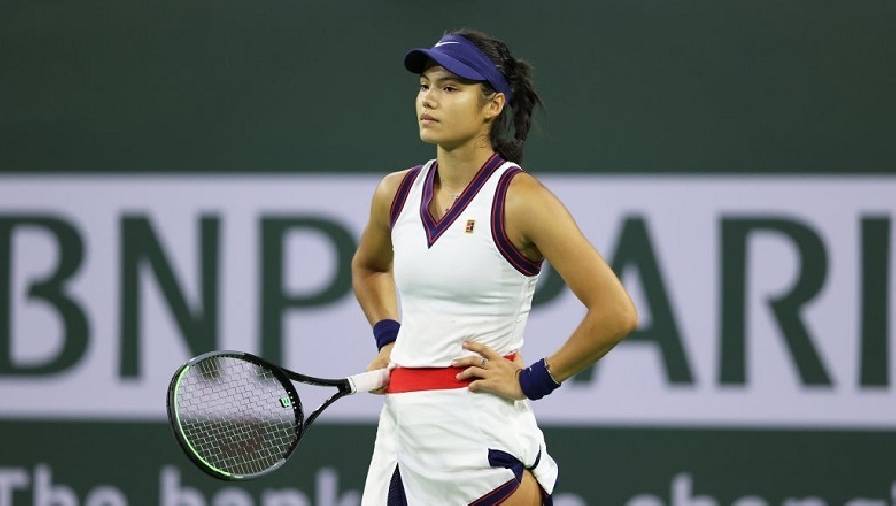 Raducanu thua trắng tay vợt hạng 100 WTA ở vòng 2 Indian Wells Masters 2021