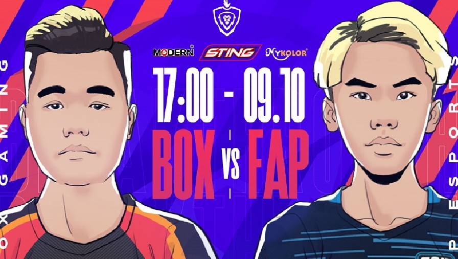 TRỰC TIẾP ĐTDV mùa Đông 2021 ngày 9/10: Box Gaming so tài FAP phiên bản mới