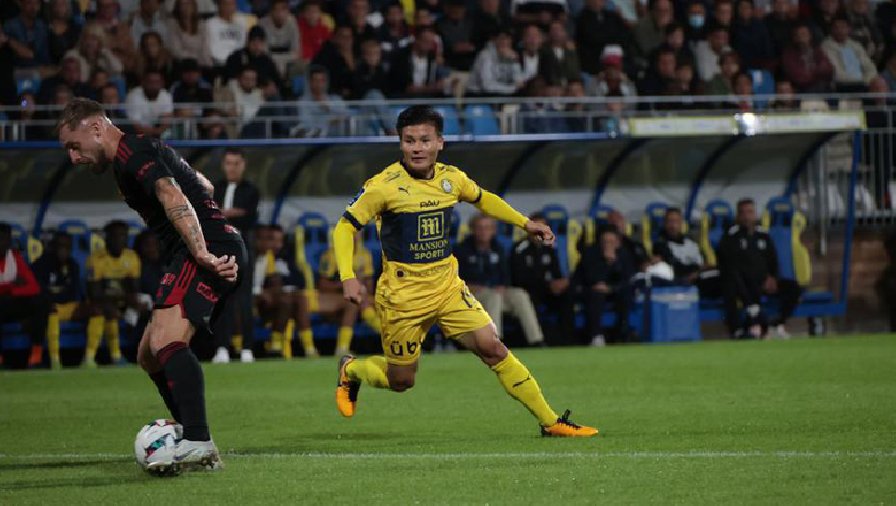 VIDEO Quang Hải ghi bàn thắng đầu tiên cho Pau FC tại Ligue 2