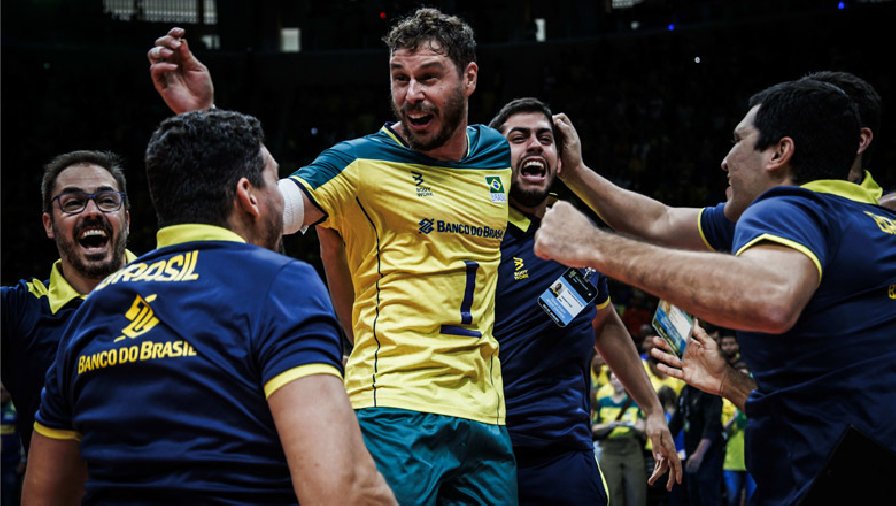 Tuyển bóng chuyền nam Brazil giành vé cuối tới Olympic Paris 2024, đương kim vô địch thế giới thảm bại