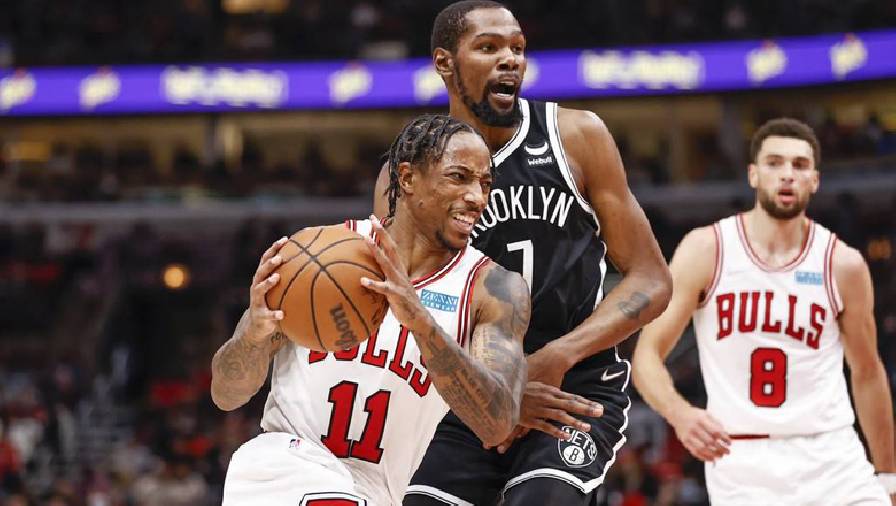 Hụt hơi ở hiệp cuối, Brooklyn Nets gục ngã trước Bulls