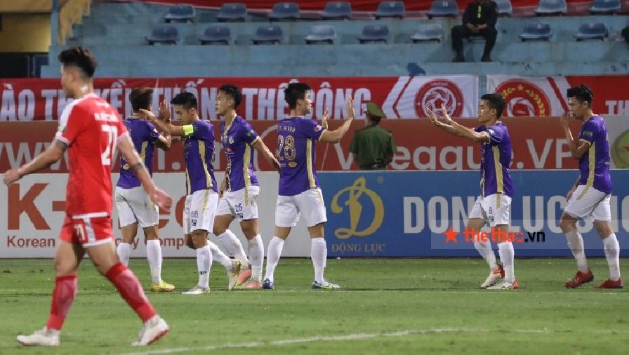 Hà Nội FC chỉ cần 1 điểm trong 2 lượt trận cuối để chính thức vô địch V.League 2022