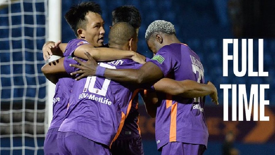 Kết quả Bình Dương vs Thanh Hóa: Tưng bừng trận cầu 6 bàn thắng