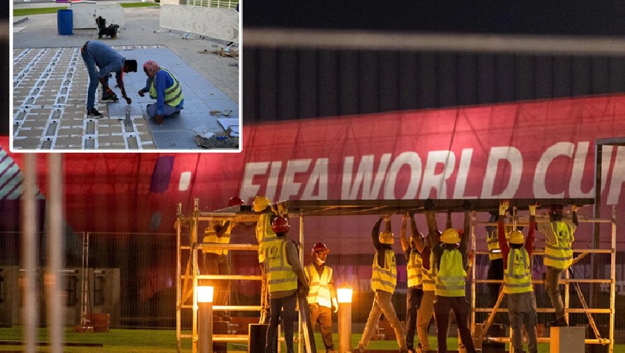 Qatar thúc ép công nhân làm việc quên ngày đêm để kịp khai mạc World Cup 2022