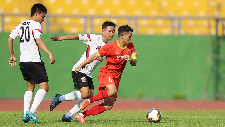 U23 Việt Nam thắng Long An 4-1 trước ngày lên đường dự giải U23 Đông Nam Á