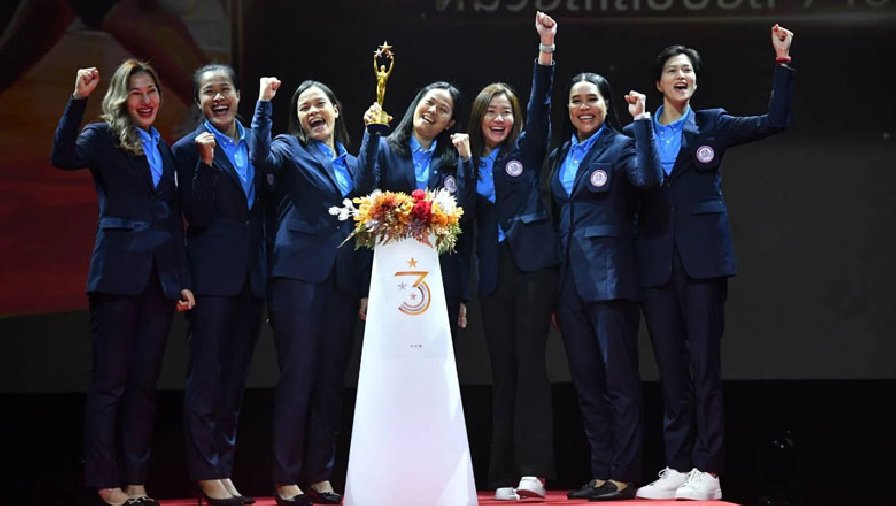 Đội hình huyền thoại của bóng chuyền nữ Thái Lan nhận giải thưởng đặc biệt
