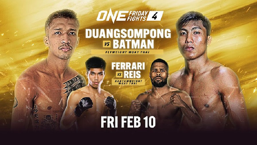 Link xem trực tiếp võ thuật ONE Championship Lumpinee 4