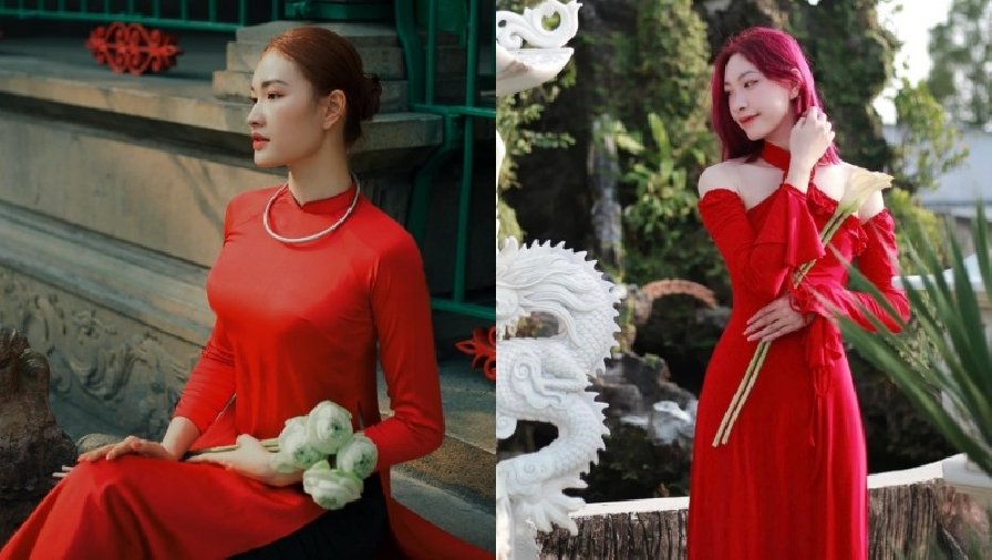 Cặp chị em ruột đẹp nhất làng bóng chuyền Việt Nam gây 'thương nhớ' với bộ ảnh Tết 2024
