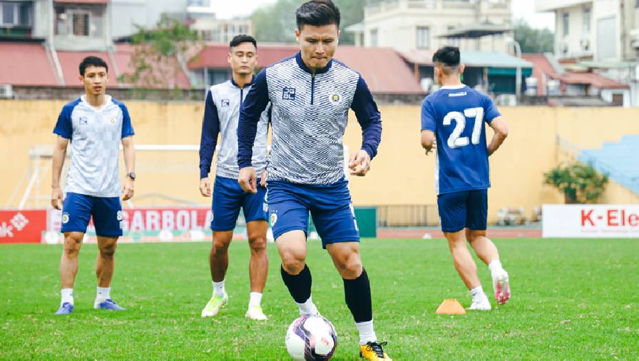 Quang Hải, Hùng Dũng sẵn sàng đá trận đầu tiên cho Hà Nội FC tại V.League 2022