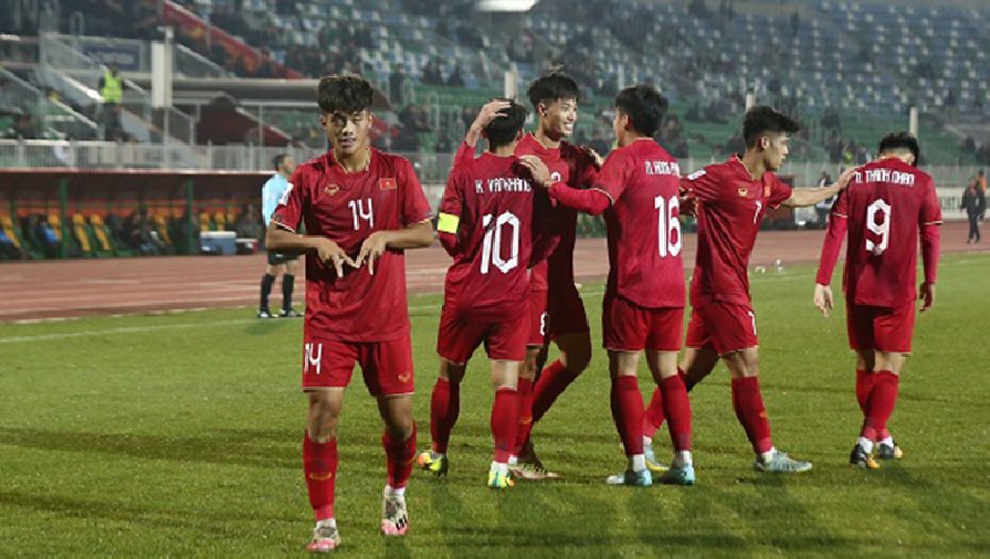Bàn thắng của Quốc Việt lọt nhóm đẹp nhất vòng bảng giải U20 châu Á 2023