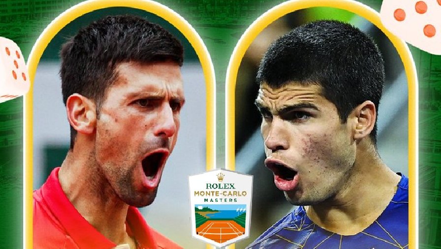 Bốc thăm phân nhánh Monte Carlo Masters 2022: Djokovic đụng độ Alcaraz tại Tứ kết?