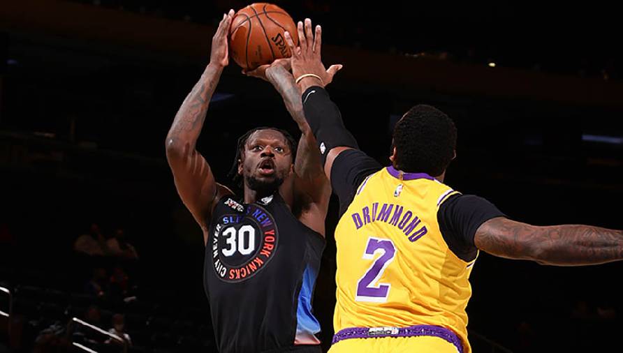 Lịch thi đấu bóng rổ NBA hôm nay 12/5: LA Lakers vs NY Knicks - Vượt chướng ngại vật