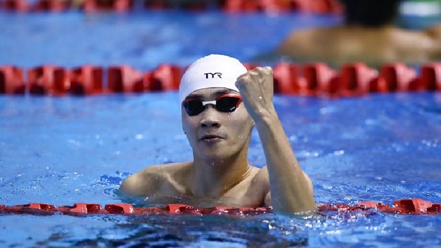 Phạm Thanh Bảo lần thứ hai phá kỷ lục bơi ếch tại SEA Games 32