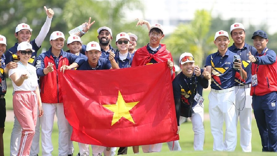 Thần đồng 15 tuổi Lê Khánh Hưng giành HCV lịch sử cho golf Việt Nam tại SEA Games 32