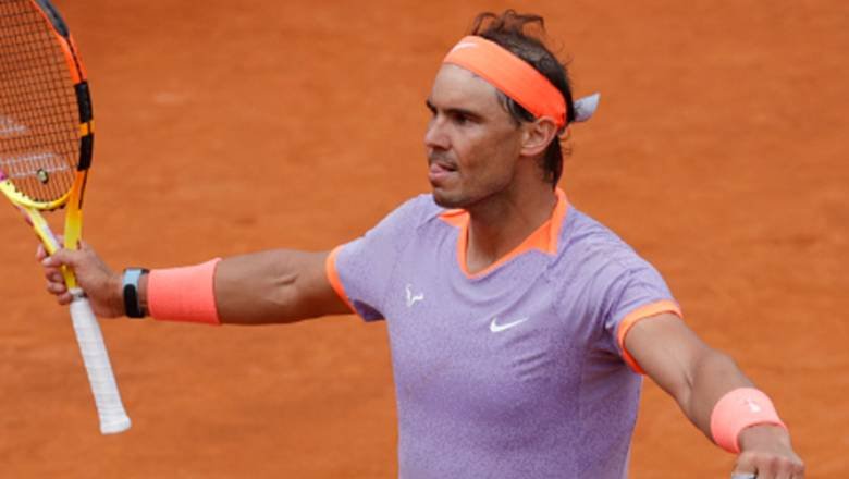 Nadal vất vả lội ngược dòng ở trận ra quân Rome Masters 2024