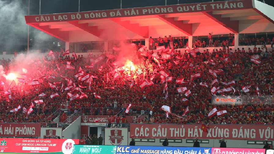 CĐV Hải Phòng lên kế hoạch đốt pháo sáng ở trận đấu với Hà Nội FC