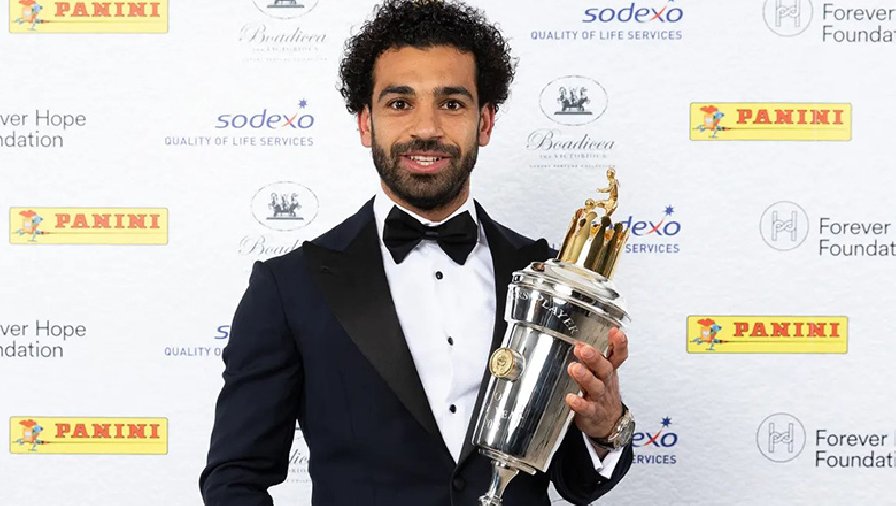 Salah giành danh hiệu Cầu thủ xuất sắc nhất mùa giải của PFA