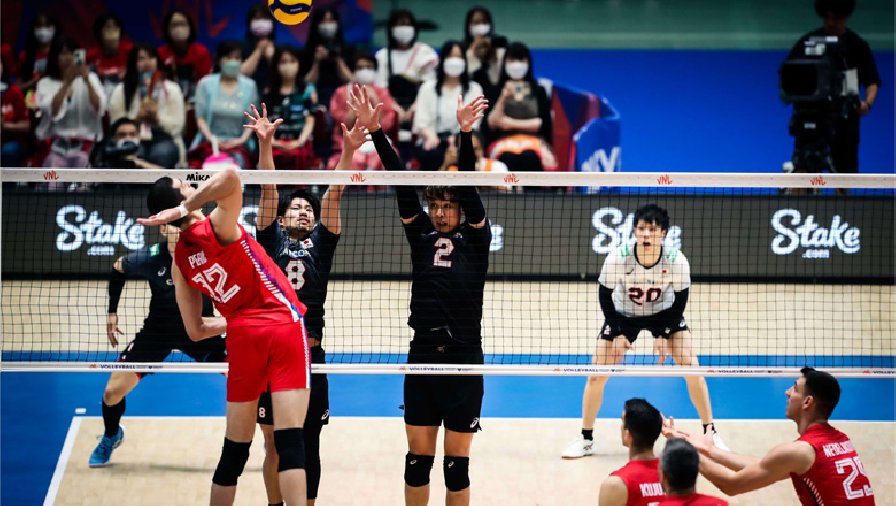 Lịch thi đấu bóng chuyền Volleyball Nations League 2023 hôm nay 10/6