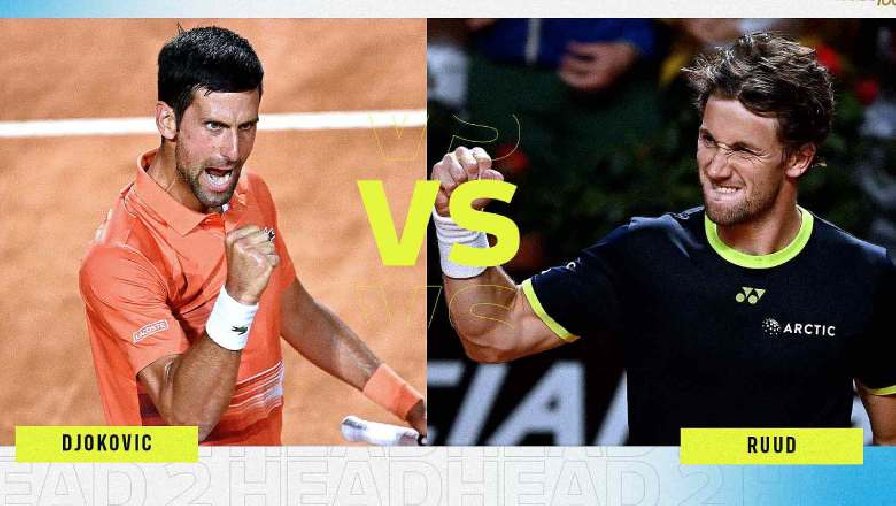 Lịch thi đấu tennis CHUNG KẾT Roland Garros 2023: Djokovic gặp Ruud khi nào?