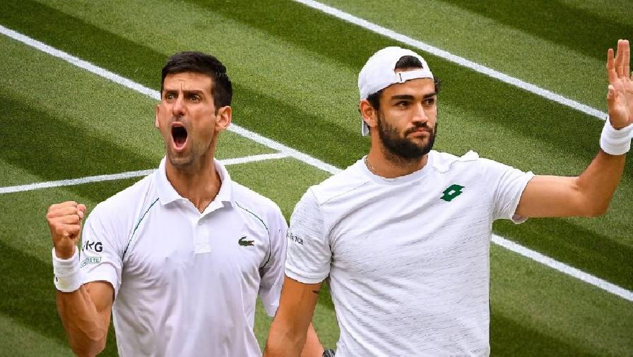 Kết quả tennis hôm nay 10/7: Wimbledon 2021 - Djokovic hẹn Berrettini ở chung kết