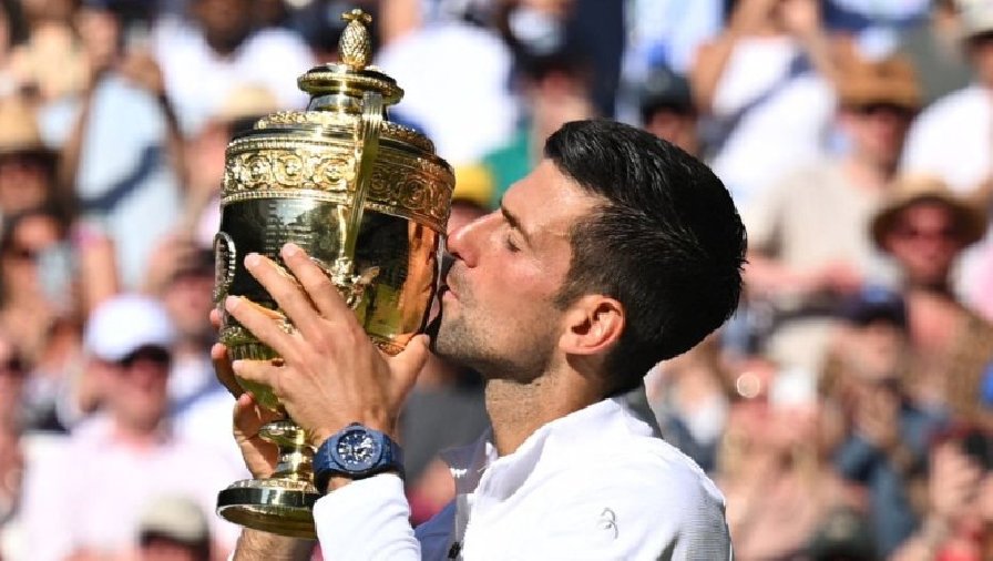 Djokovic ngược dòng hạ Kyrgios sau 4 set, vô địch Wimbledon lần thứ tư liên tiếp