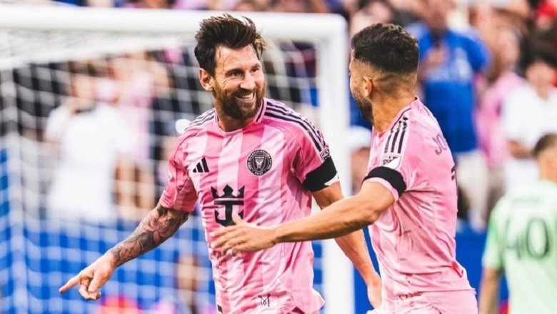 Messi tiếp tục lập cú đúp, Inter Miami nối dài mạch thắng tại MLS