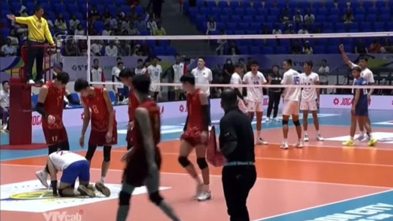 Ngôi sao tuyển bóng chuyền nam Việt Nam gặp chấn thương hy hữu ở SEA V.League 2025