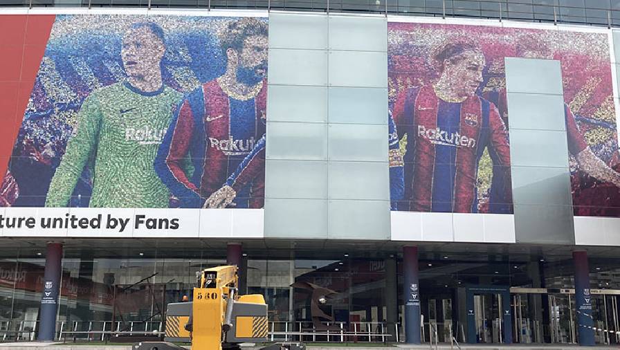 Barca xóa hình ảnh Messi trên sân Nou Camp