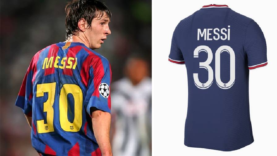 Trái tim hướng về Barcelona, Messi khoác áo số 30 ở PSG