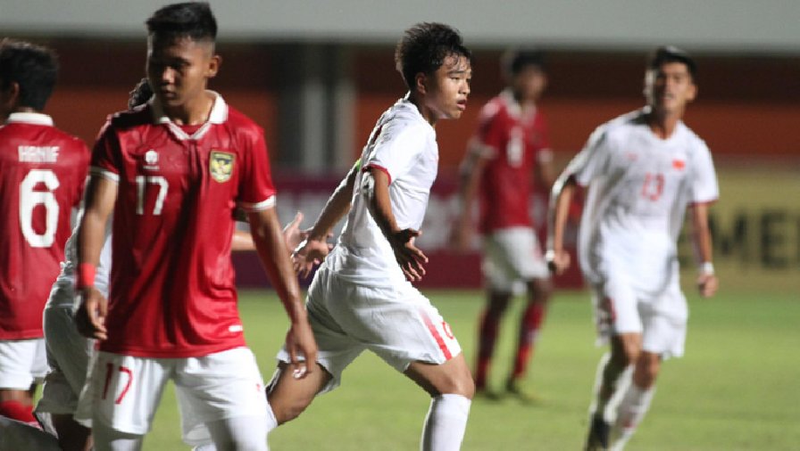 Kết quả bóng đá U16 Indonesia vs U16 Myanmar, 20h00 ngày 10/8