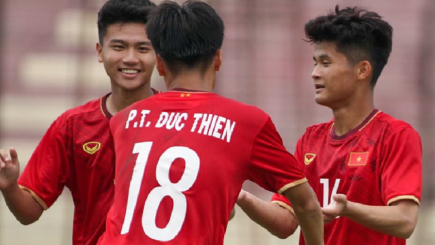 Kết quả bóng đá U16 Việt Nam vs U16 Thái Lan, 15h30 ngày 10/8