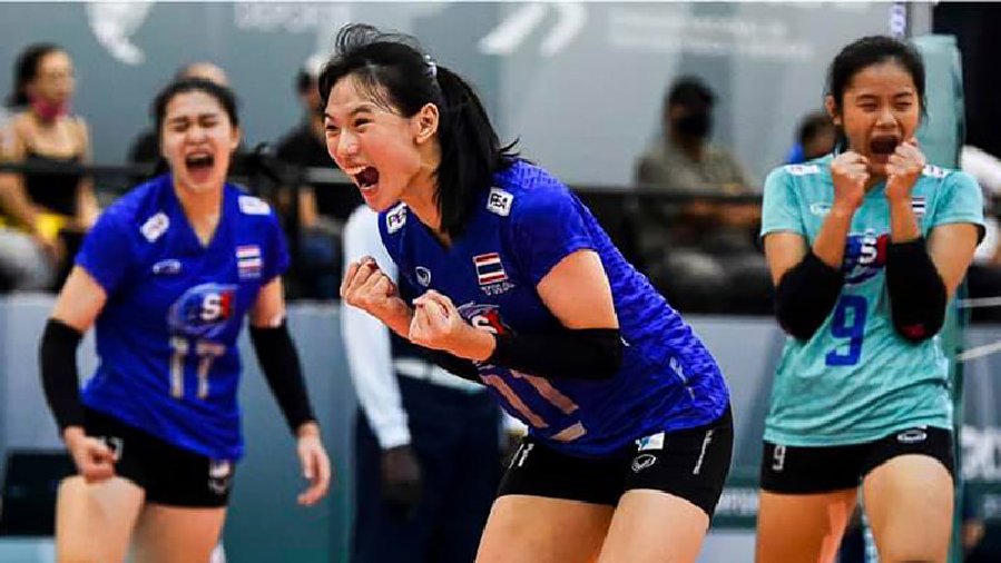 'Sao mai' bóng chuyền nữ Thái Lan chơi vị trí 'lạ' ở SEA V.League 2023 sau chấn thương nặng