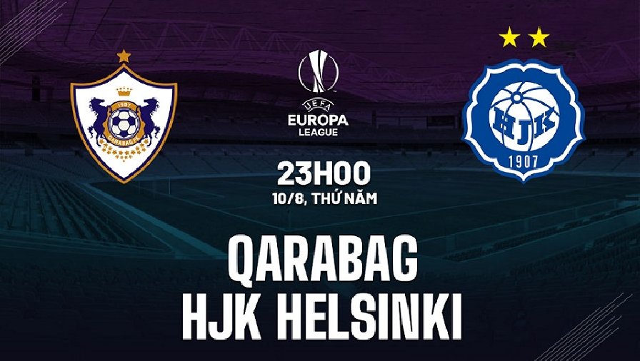 Nhận định, soi kèo Qarabag vs HJK Helsinki, 23h00 ngày 10/08: Tạo ra lợi thế