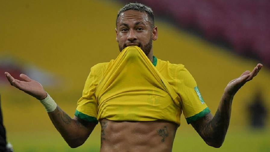 Neymar gáy sớm với 'danh hiệu' vua phá lưới vòng loại World Cup của Brazil