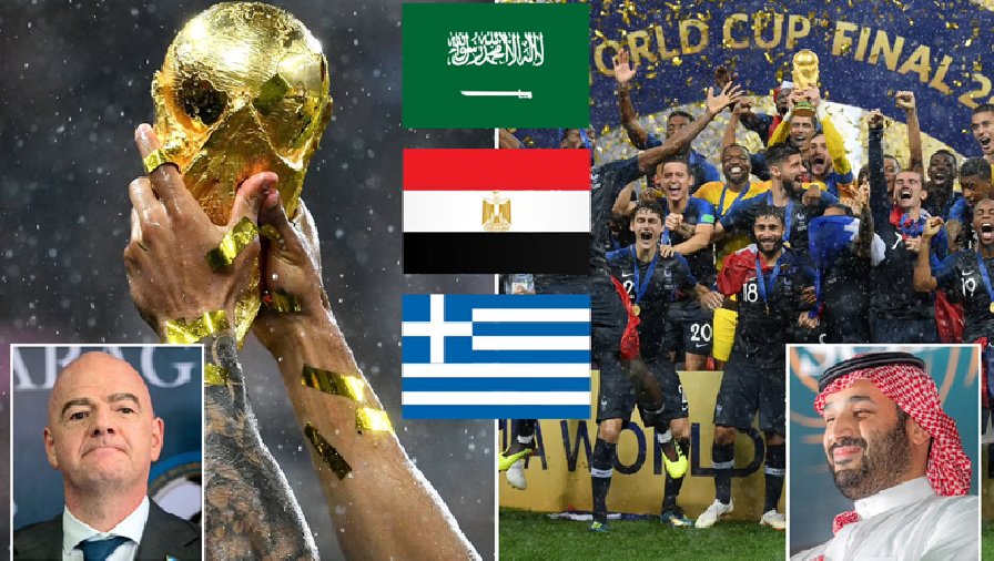 Ai Cập, Hy Lạp và Saudi Arabia đàm phán đồng đăng cai World Cup 2030