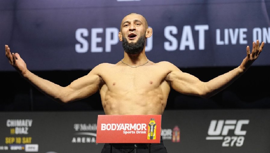 Khamzat Chimaev thừa cân, không đấu Nate Diaz ở UFC 279