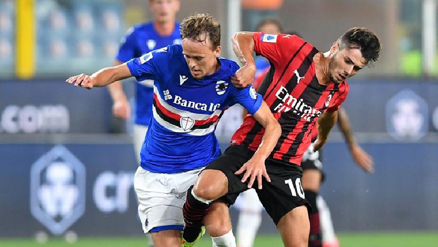 Nhận định, soi kèo Sampdoria vs AC Milan, 1h45 ngày 11/9: Đừng tin Rossoneri