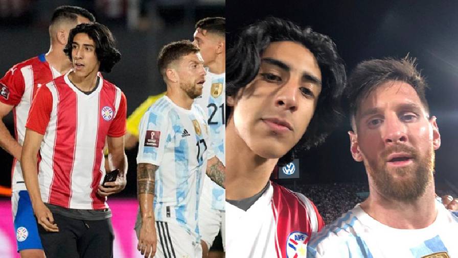 CĐV Paraguay cải trang thành cầu thủ, đánh lừa bảo vệ để tiếp cận Messi