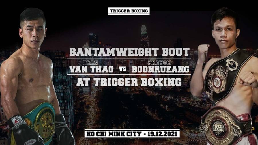 Trần Văn Thảo trở lại sàn đấu vào ngày 19/12, đối đầu nhà vô địch WBA Thái Lan