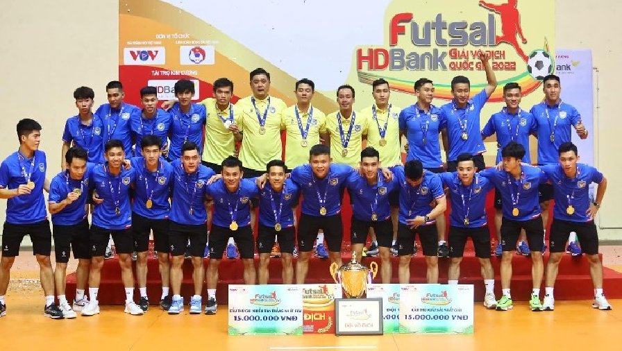 Tổng kết giải Futsal VĐQG 2022: Nhà vô địch Sahako thâu tóm mọi danh hiệu cá nhân